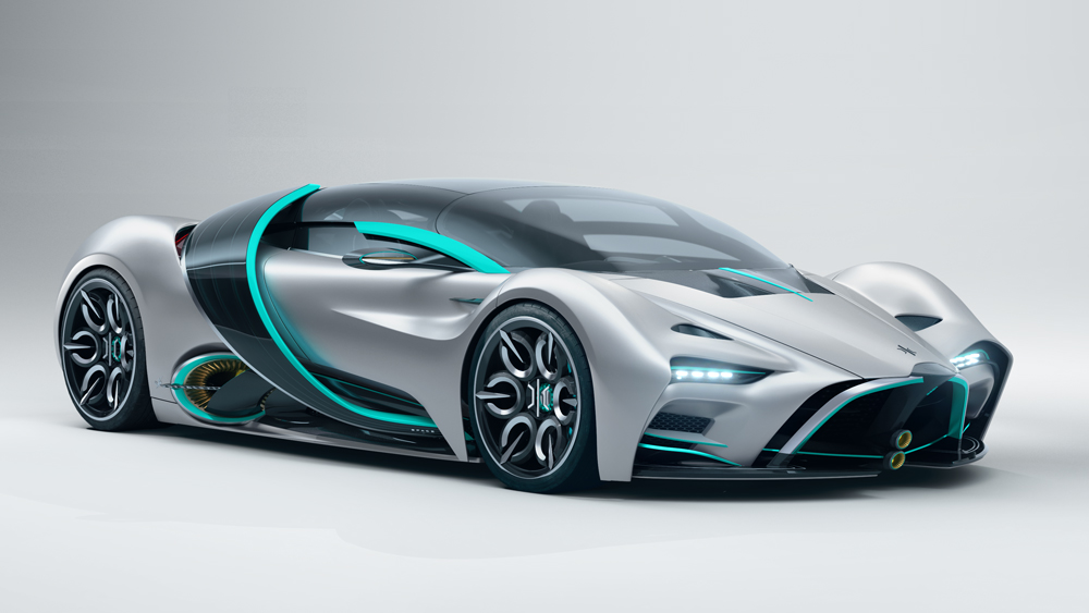 The Hyperion XP-1 hydrogen-powered supercar.