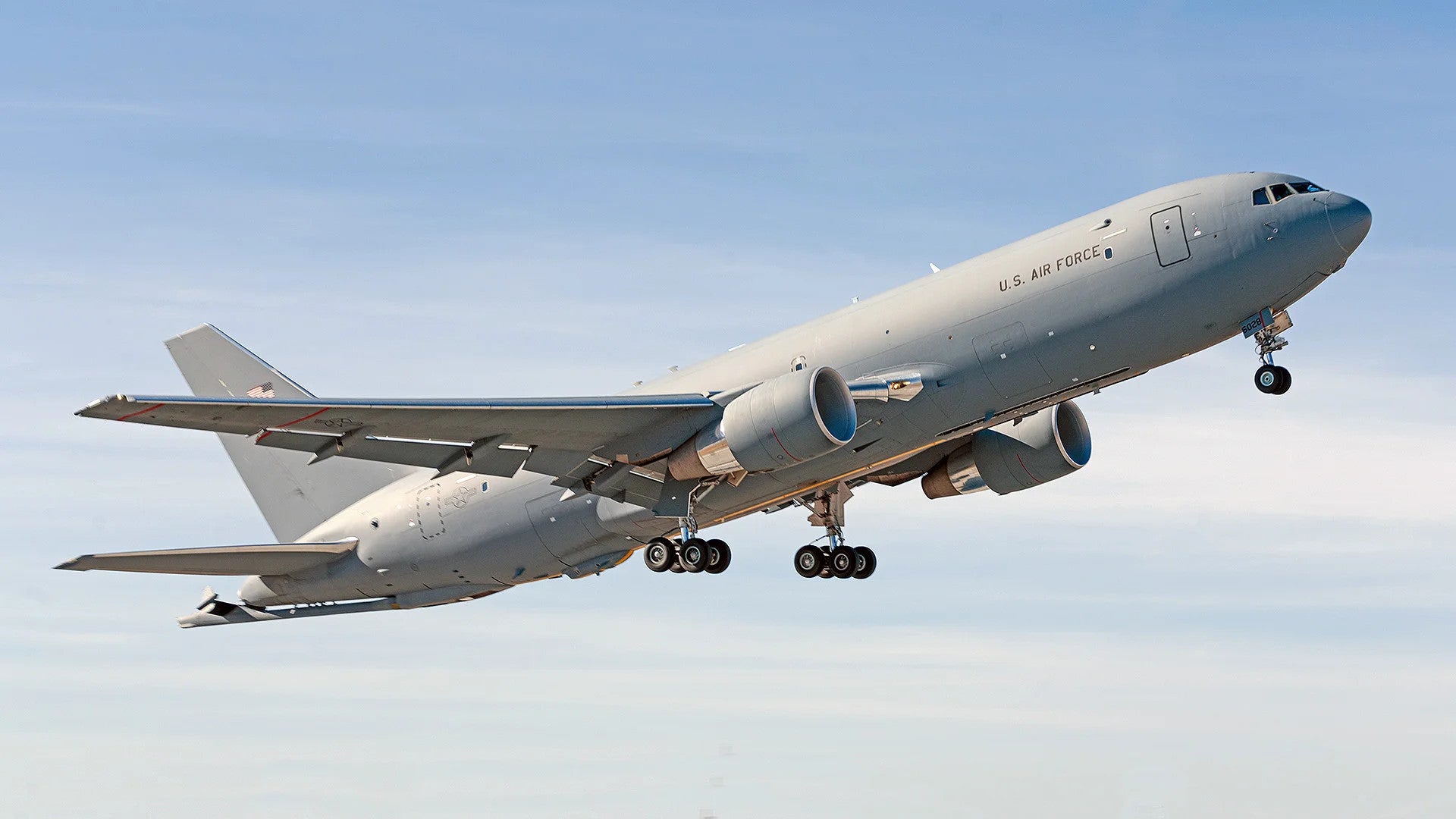 A US Air Force KC-46A Pegasus tanker. <em>USAF</em>