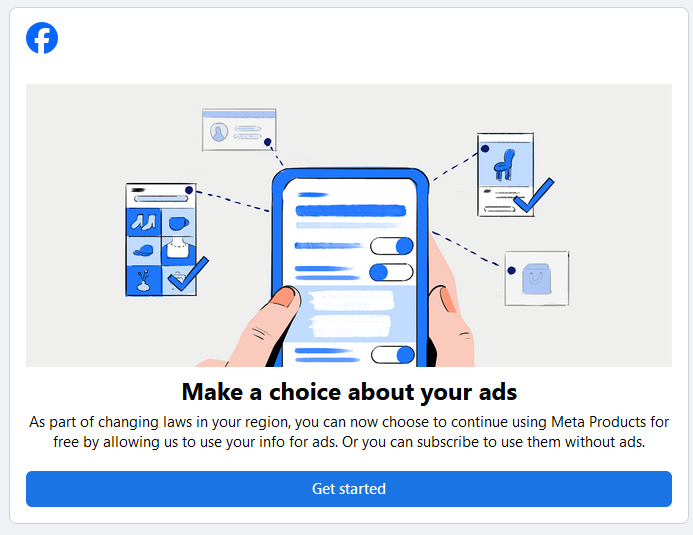 facebook ads choice
