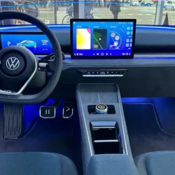 VW with touch controls interior