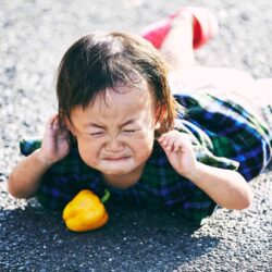 baby throwing a tantrum