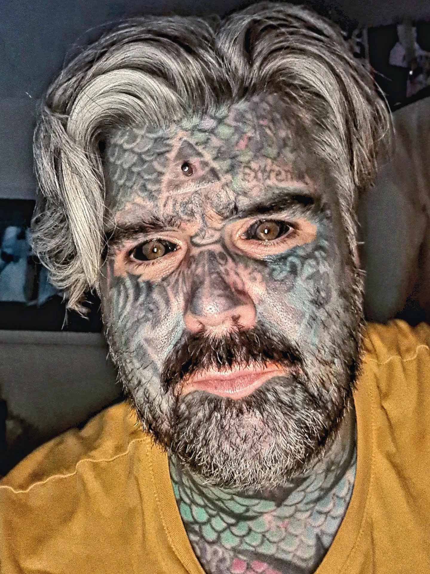 Britain's most tattooed man can't watch porn under new rules because it doesn't recognise his face King Of Ink Land King Body Art The Extreme Ink-ite (Mathew Whelan)