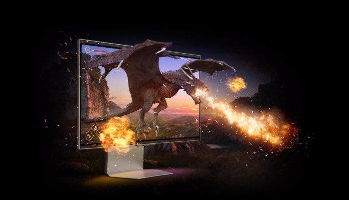 The Samsung Odyssey 3D G9 - G90XF 27'' gaming display lets you enjoy 3D without glasses.
